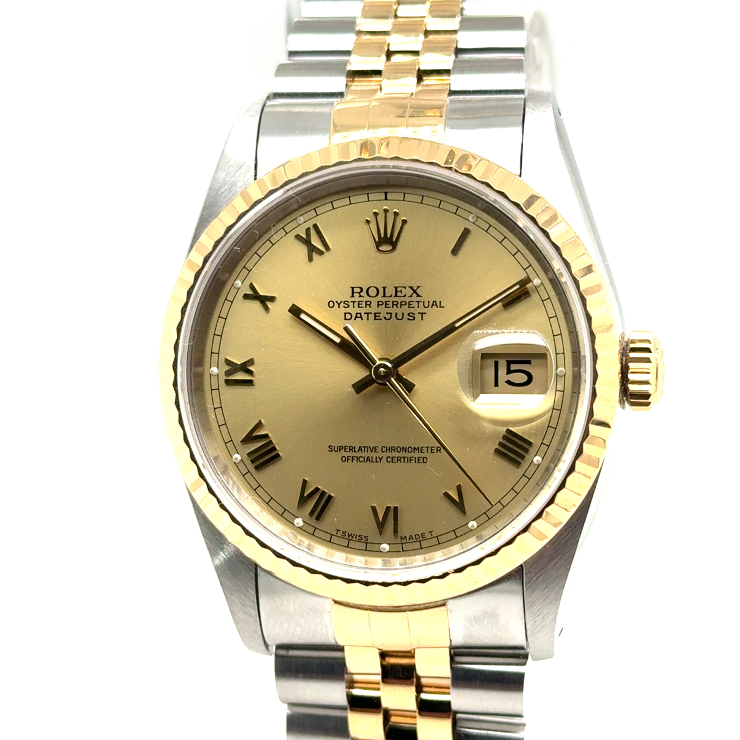 Pre-owned Rolex Datejust Stahl und Gold