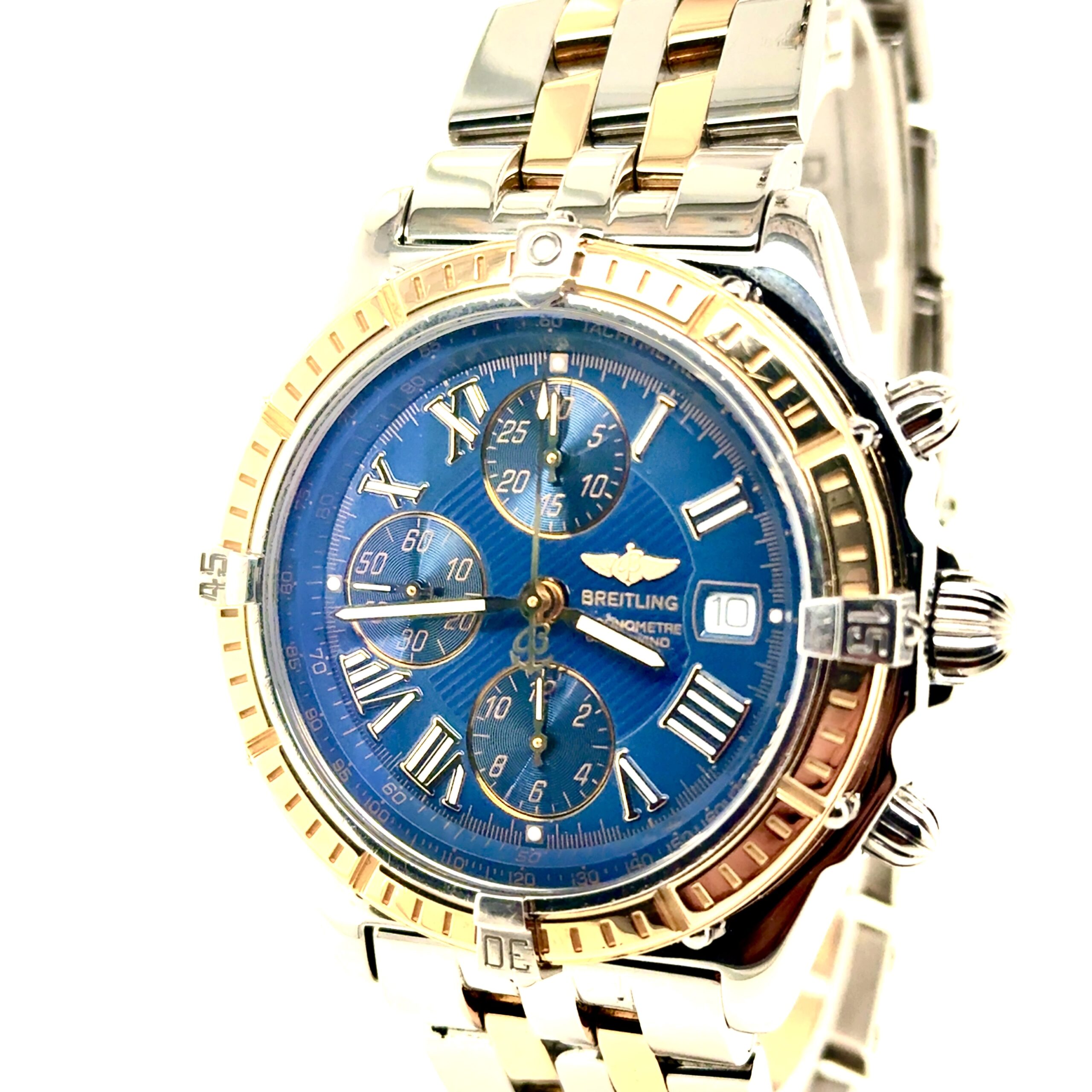 Pre-owned Breitling Chronomat Evolution Stahl und Gold
